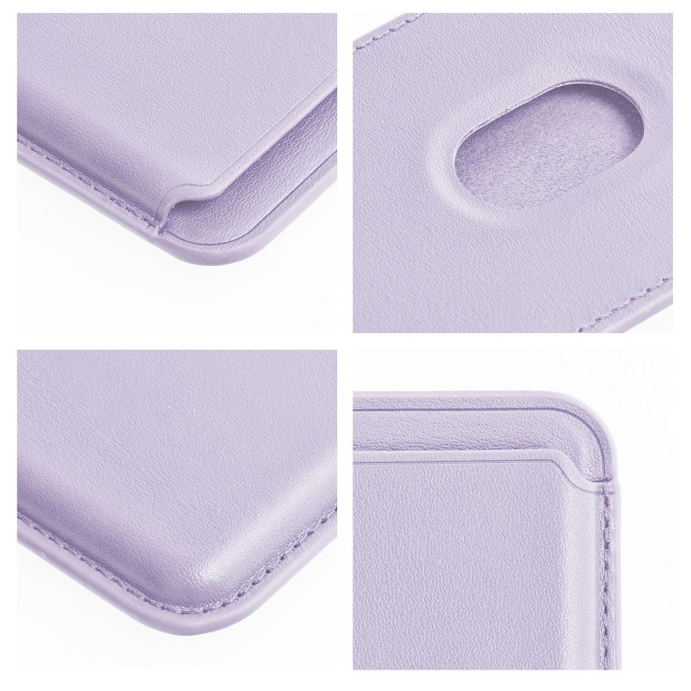 LEATHER MAG WALLET compatible with MagSafe lilac - Image 4