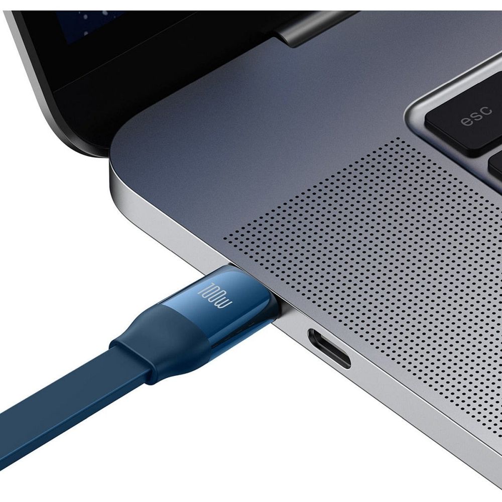 BASEUS cable 3in1 Type C to Micro USB / Lightning / Type C PD QC4.0 3,5A 100W CAMJ010203 1,1 blue - Image 3