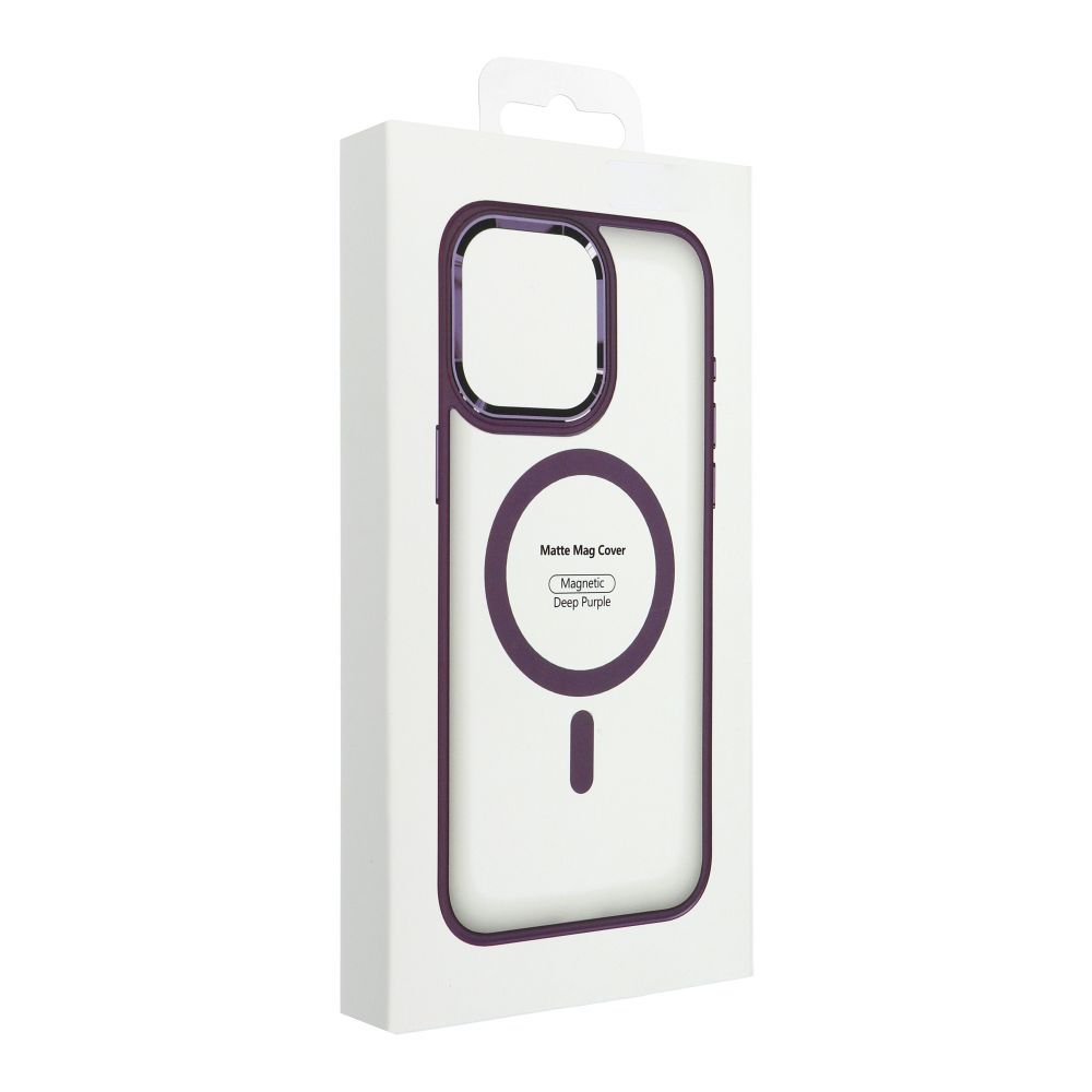 MATTE MAG COVER case compatible with MagSafe for IPHONE 16 Plus purple - Image 5