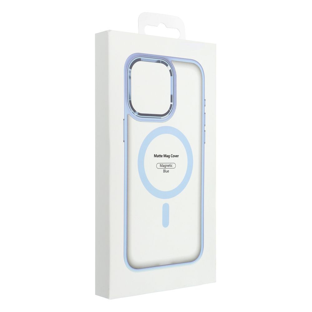 MATTE MAG COVER case compatible with MagSafe for IPHONE 16 Plus blue - Image 5