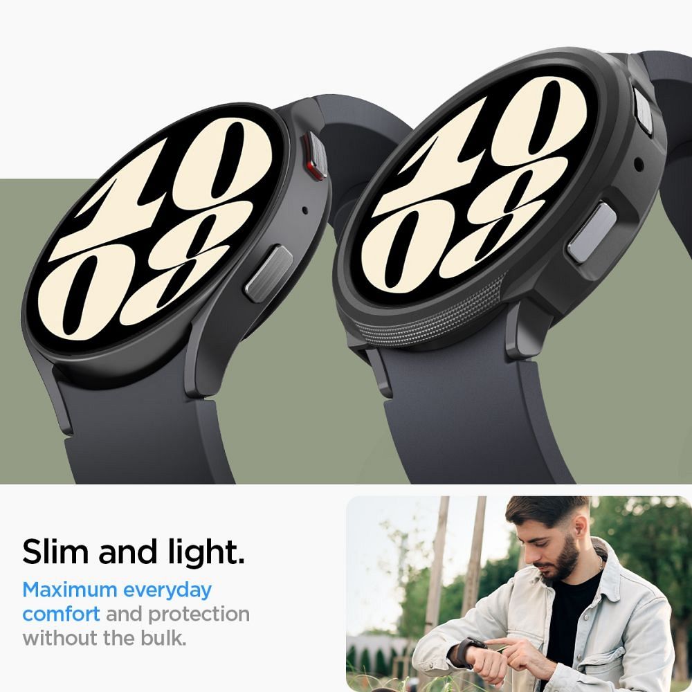 SPIGEN Liquid Air case for SAMSUNG Galaxy Watch 6 (40 MM) matte black - Image 14