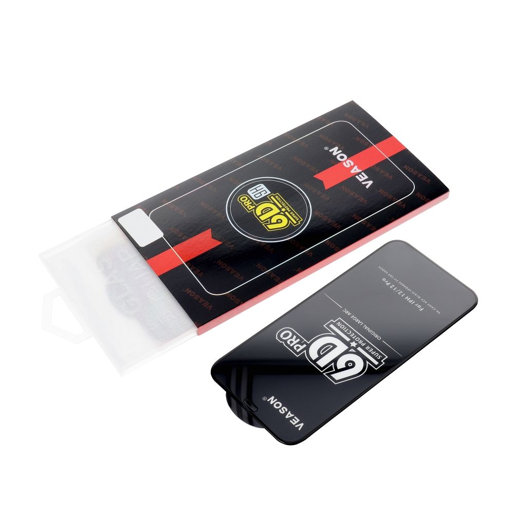 6D Pro Veason Glass - for Iphone 16 Plus black - Image 3