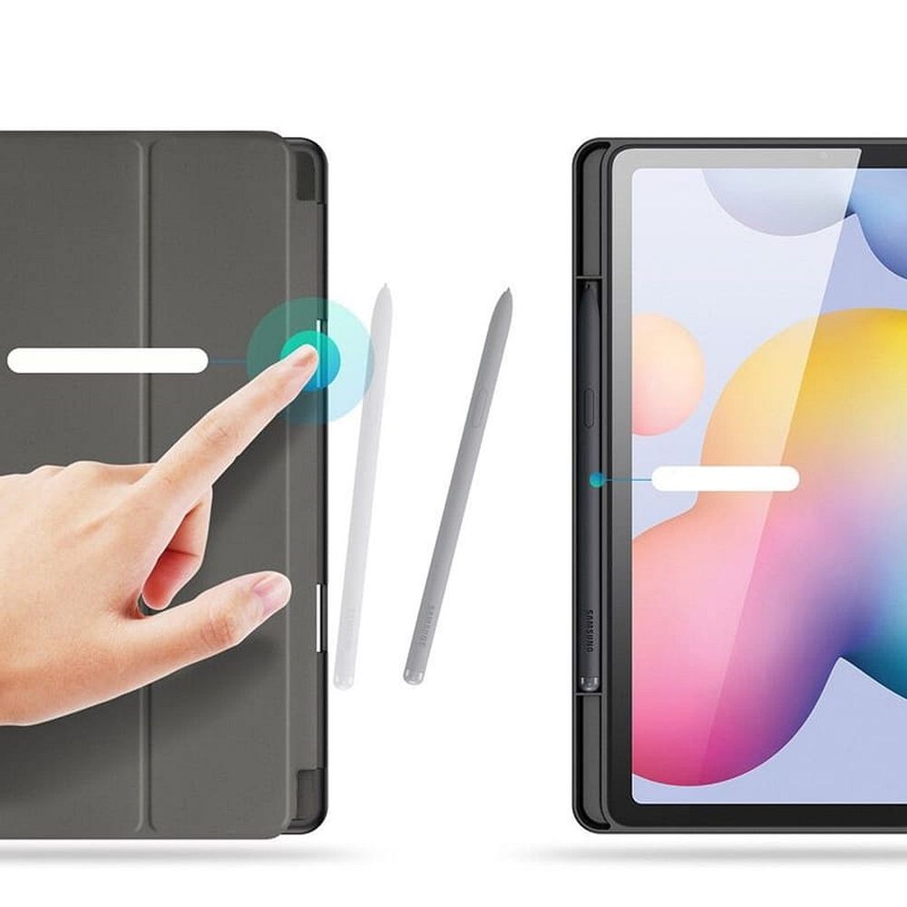 DUX DUCIS case DOMO foldable with pencil storage for SAMSUNG Tab S6 Lite (P610/P613/P615/P619) black - Image 3