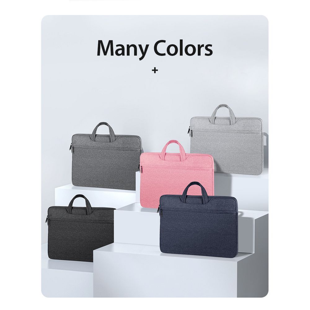 DUX DUCIS bag LBTC for laptop 13-13.9" Horizontal Handbag light grey - Image 8
