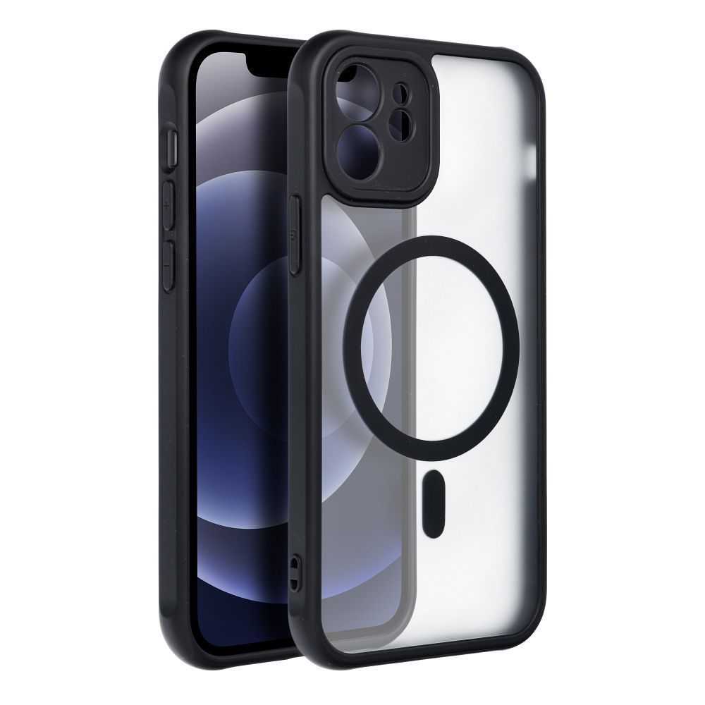 FULL MATTE MAG COVER case compatible with MagSafe for IPHONE 12 black - Image 2