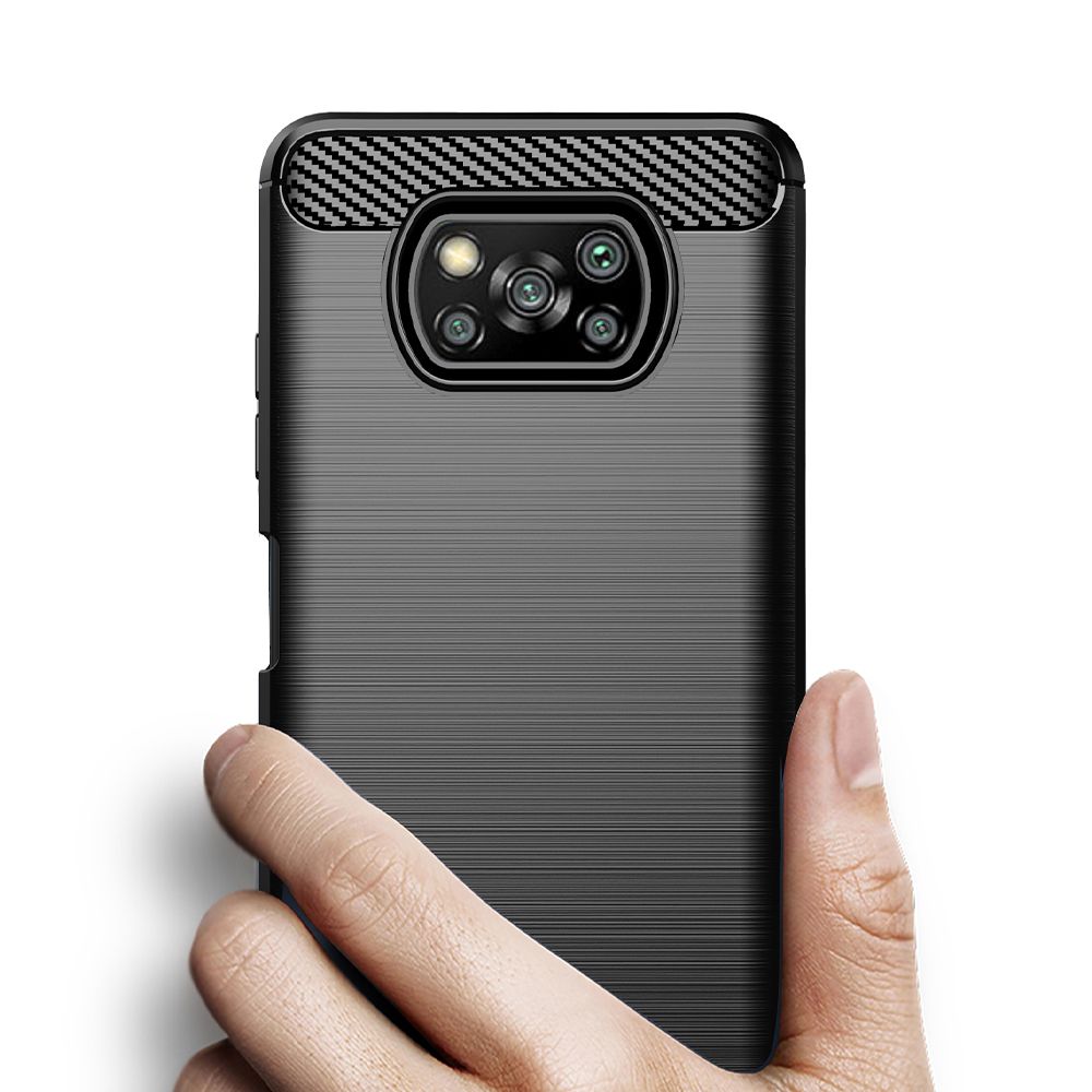 CARBON case for XIAOMI POCO X3 black - Image 10