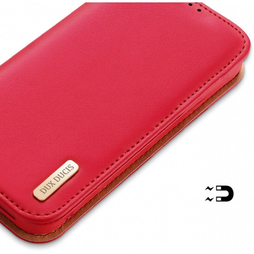 DUX DUCIS wallet case HIVO for IPHONE 15 Plus red - Image 6