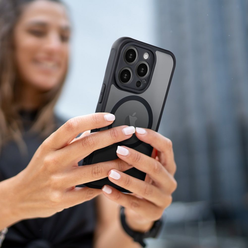 FULL MATTE MAG COVER case compatible with MagSafe for IPHONE 12 black - Image 5