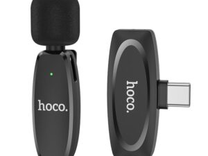 HOCO wireless lavalier microphone Type C L15 black