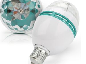 Disco LED bulb Mini Party light RGB rotating E27 LBMPL