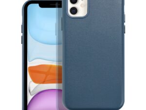 LEATHER MAG COVER case for IPHONE 11 indigo blue