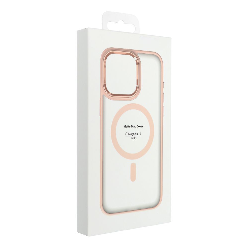 MATTE MAG COVER case compatible with MagSafe for IPHONE 16 Plus pink - Image 5