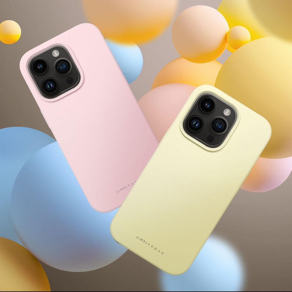 Roar Cloud-Skin Case - for iPhone 15 Plus Light Yellow - Image 7