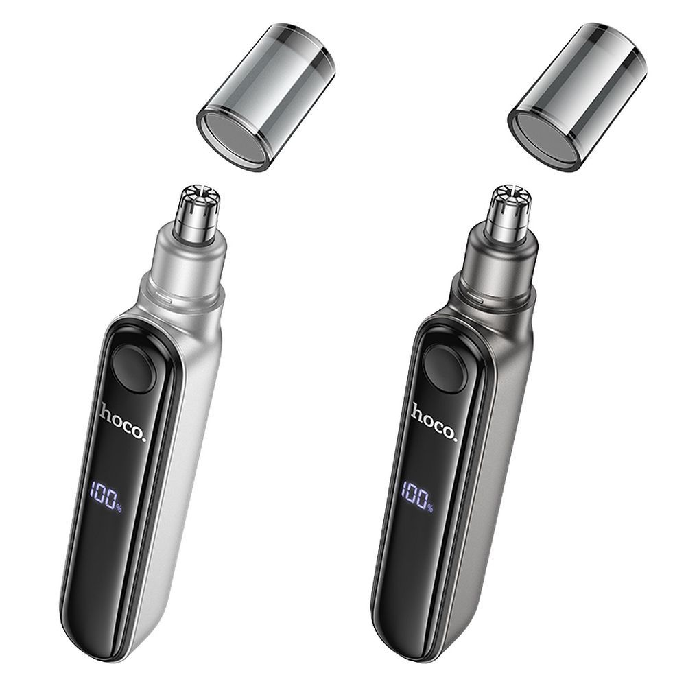 HOCO nose hair trimmer with display HP33 metal gray - Image 3