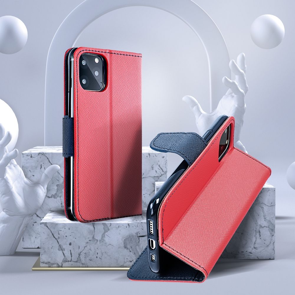 FANCY Book case for SAMSUNG A23 5G red / lime - Image 9