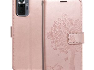 MEZZO Book case for XIAOMI Redmi Note 10 / 10S tree rose gold