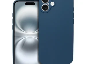 iPhone 16 PLUS tok, puha, sötétkék