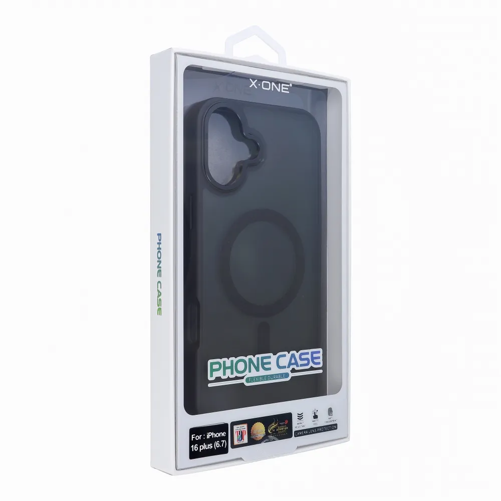X-ONE Dropguard Magnetic Case Air (MagSafe compatible) - for Apple iPhone 16 Plus black - Image 18