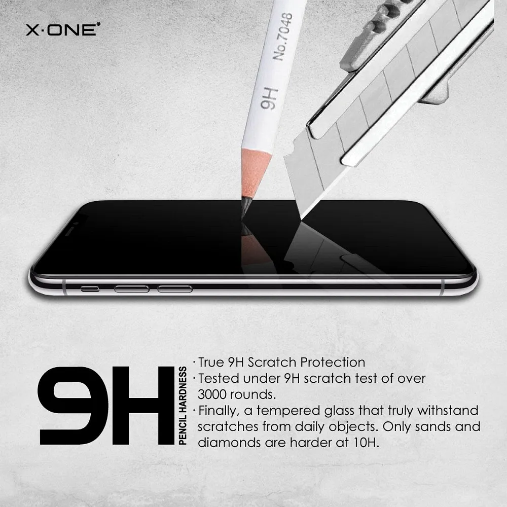 X-ONE Full Cover Extra Strong Matte - for iPhone 16 Pro Max tempered glass 9H - Image 3