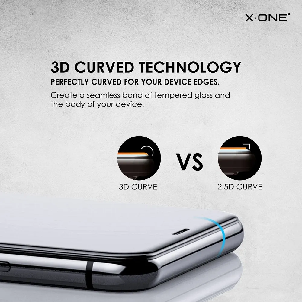 X-ONE Full Cover Extra Strong Matte - for iPhone 16 Pro Max tempered glass 9H - Image 4