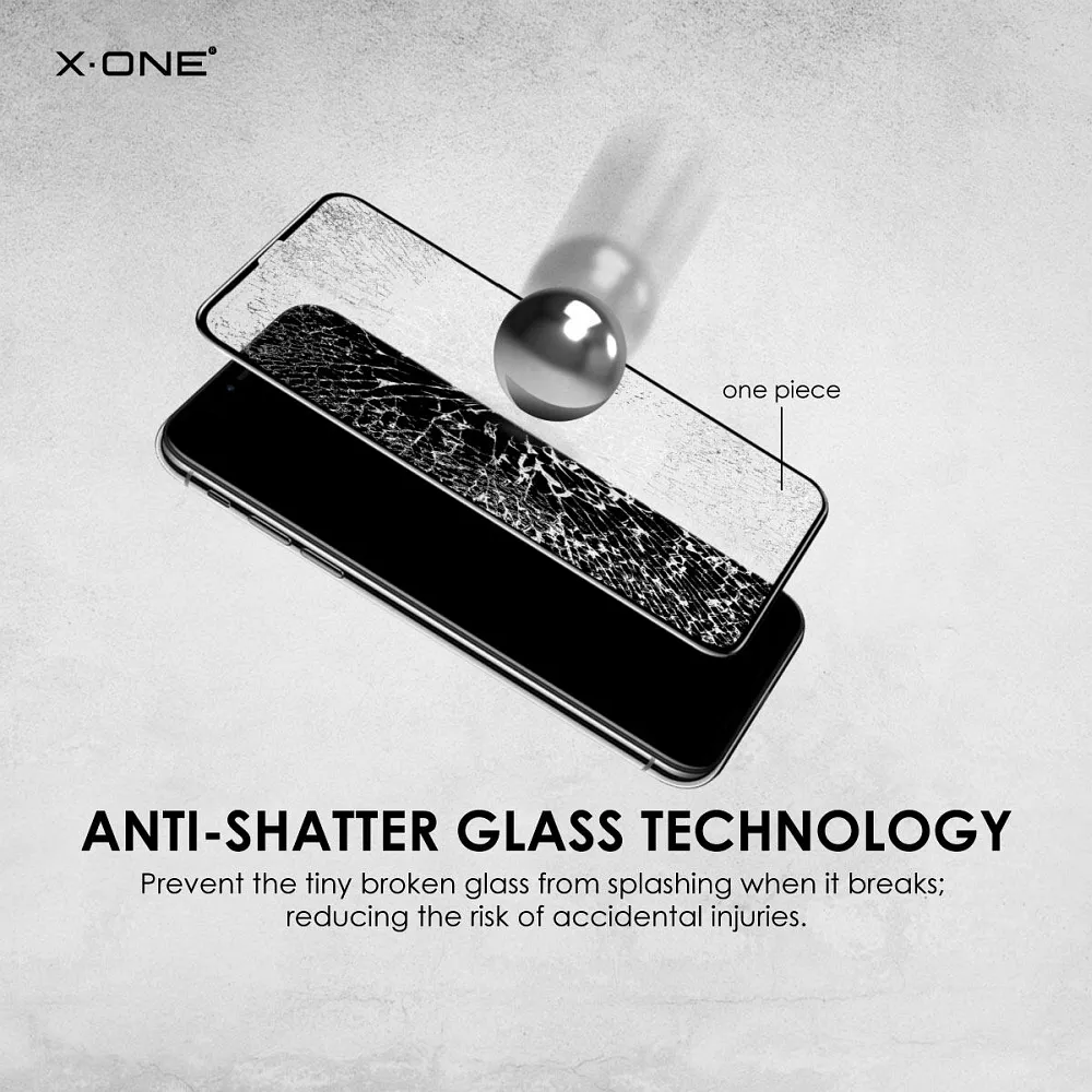X-ONE Full Cover Extra Strong Matte - for iPhone 16 Pro Max tempered glass 9H - Image 6