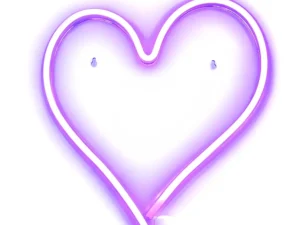 Neon LED on USB - HEART model