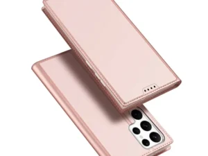 DUX DUCIS wallet case SKIN PRO for SAMSUNG S23 Ultra rose