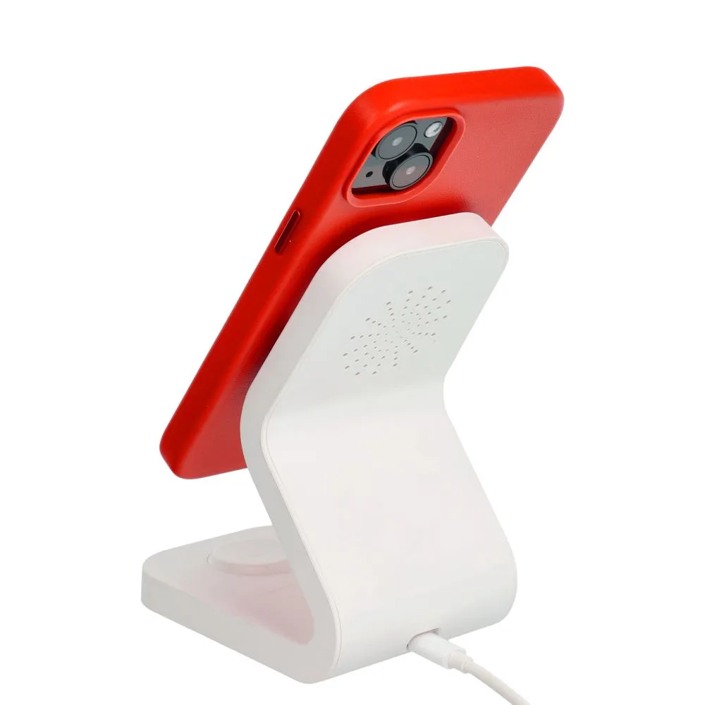 LEATHER MAG COVER case for IPHONE 15 Plus red - Image 6