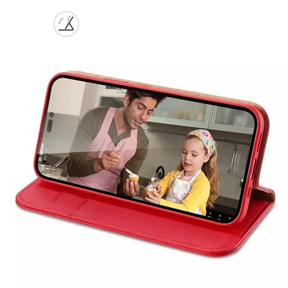 DUX DUCIS wallet case HIVO for IPHONE 15 Pro red - Image 7