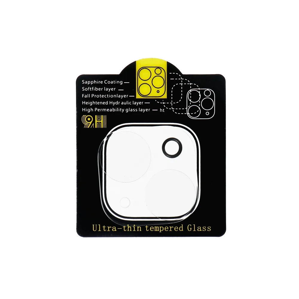 5D Full Glue Camera Tempered Glass - for iPhone 15 Transparent - Image 6