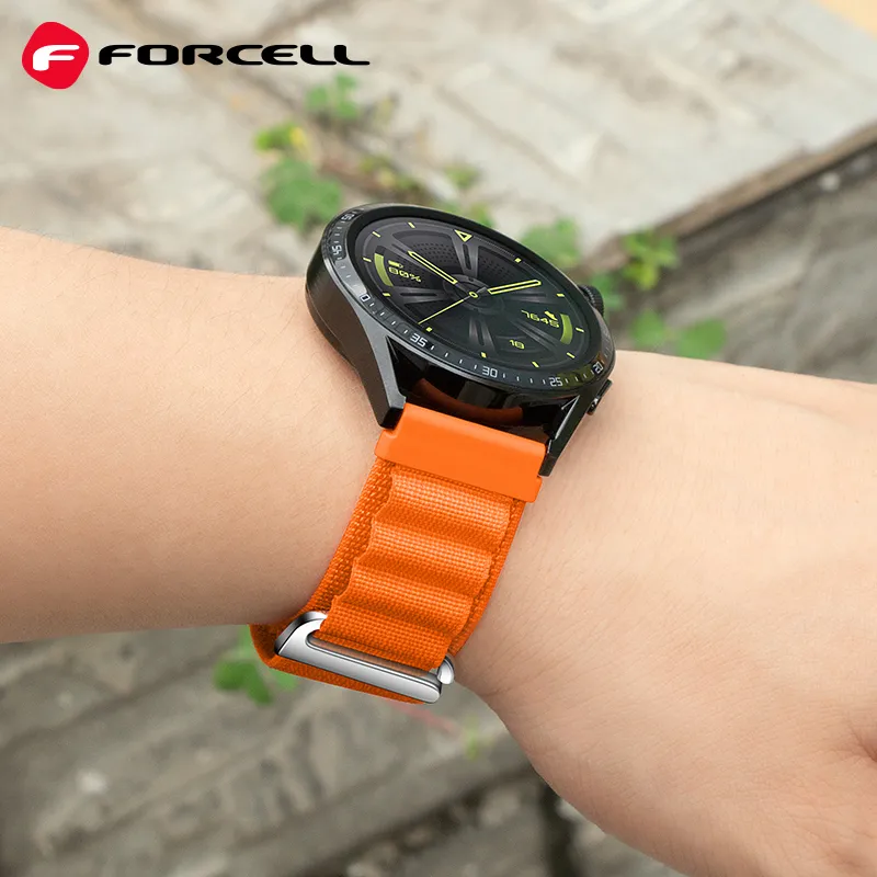FORCELL F-DESIGN FS05 strap for SAMSUNG Watch 22 mm orange - Image 2