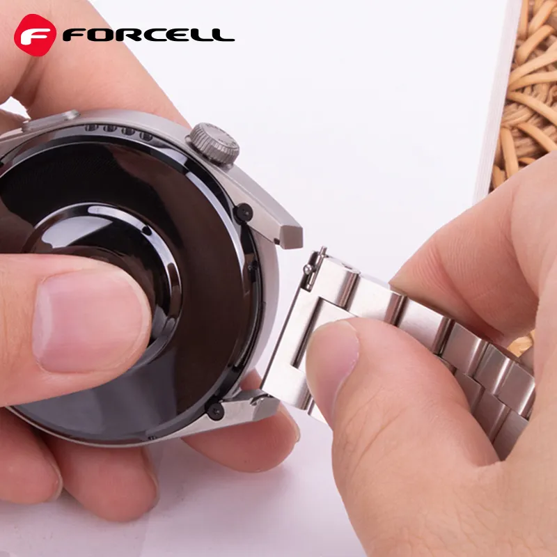 FORCELL F-DESIGN FS06 strap for SAMSUNG Watch 20 mm silver - Image 2