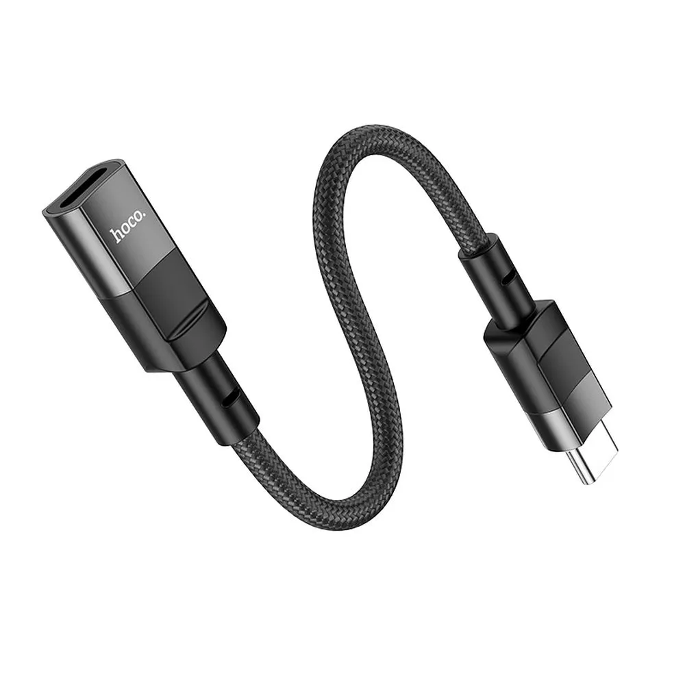 HOCO adapter OTG Type C (male) to Lightning (female) 3A U107 0,1 m black - Image 5