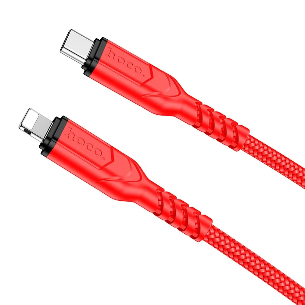 HOCO cable Type C to Lightning PD 3A 20W X59 1 m red - Image 4