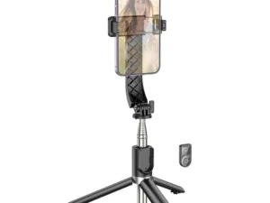 HOCO selfie stick with bluetooth remote control tripod K20 black