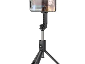HOCO selfie stick with bluetooth remote control tripod K15 black