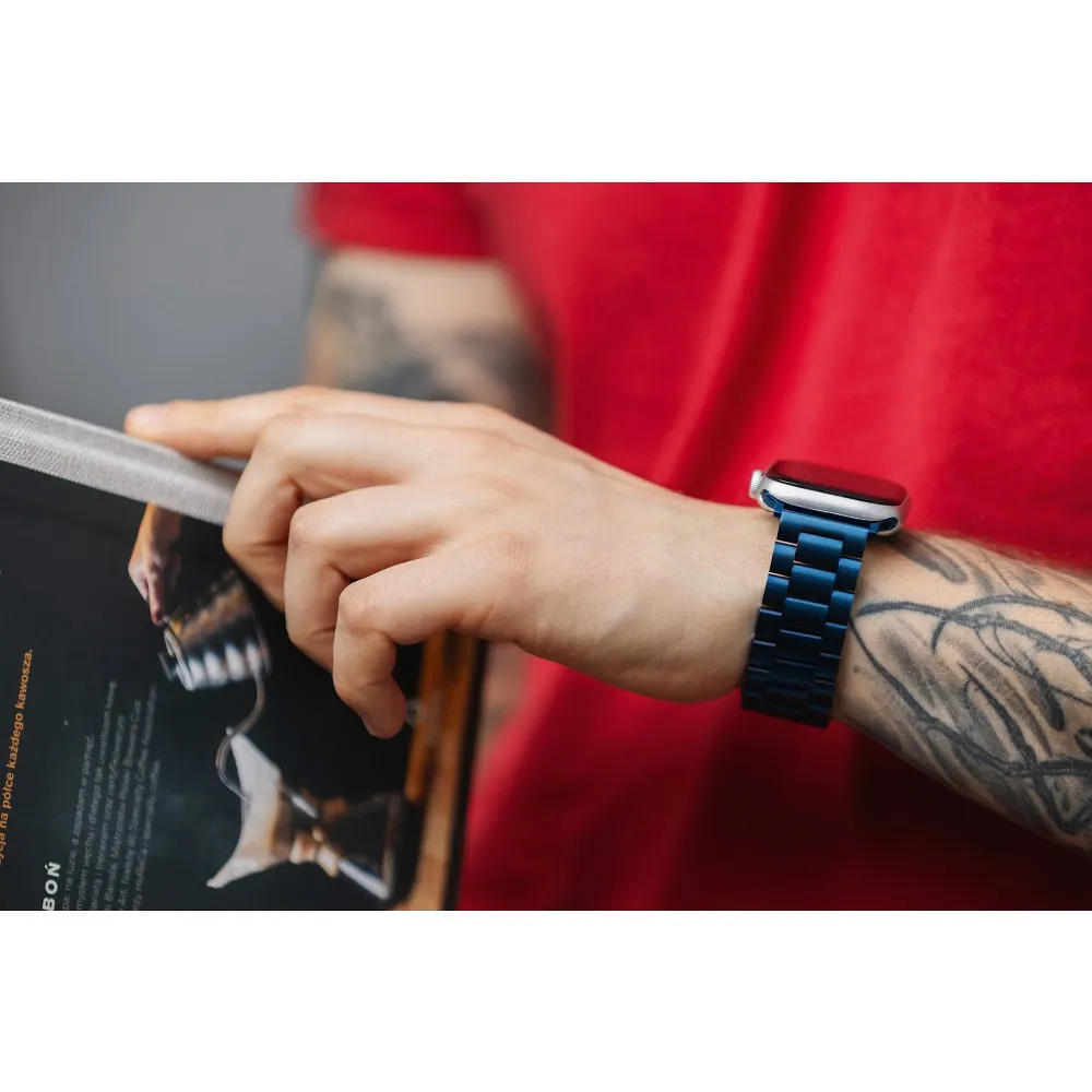 FORCELL F-DESIGN FA10 strap for APPLE Watch 38 / 40 / 41 mm silver - Image 7