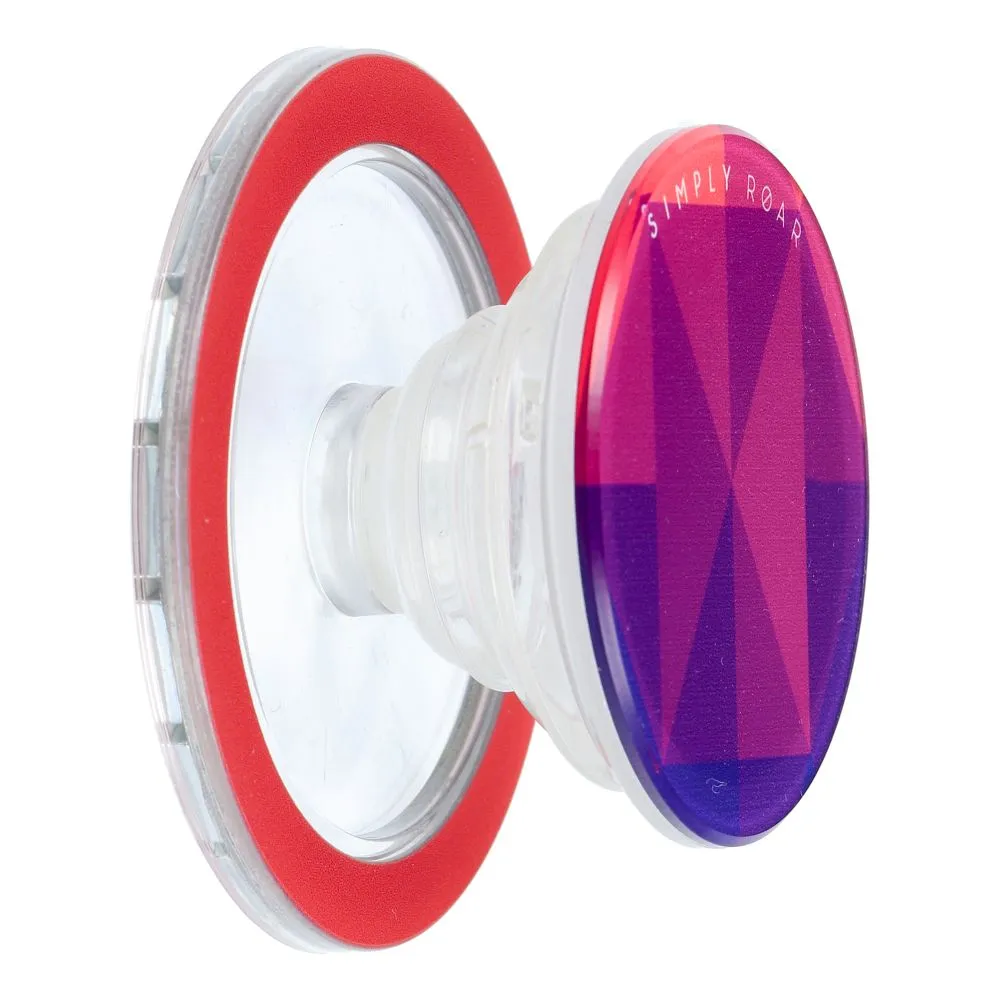 Roar Acrylic Pop Tok - Purple/Red - Image 3