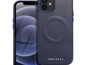 Roar Leather Mag Case - for iPhone 12  navy