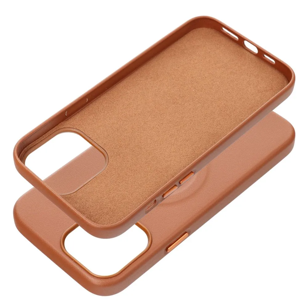 Roar Leather Mag Case - for iPhone 13 Pro Max Brown - Image 3