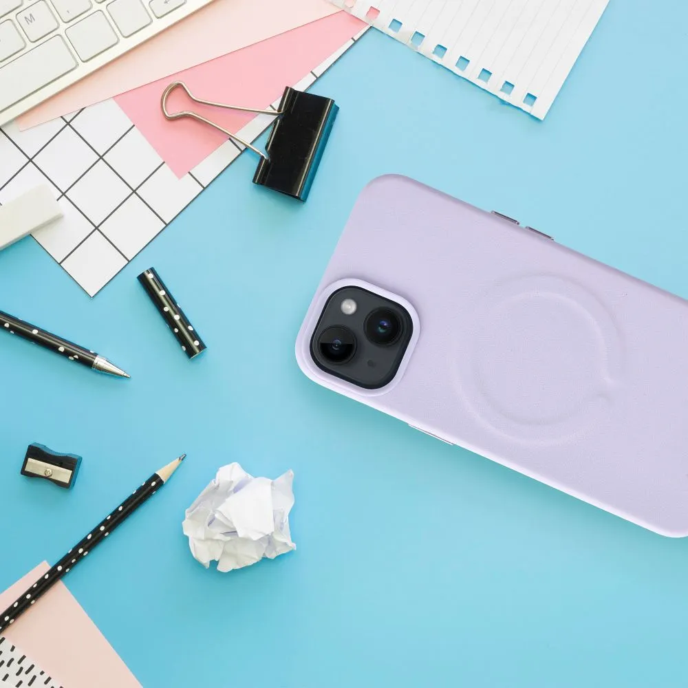 Roar Leather Mag Case - for iPhone 14 purple - Image 6