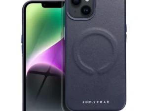 Roar Leather Mag Case - for iPhone 14  navy