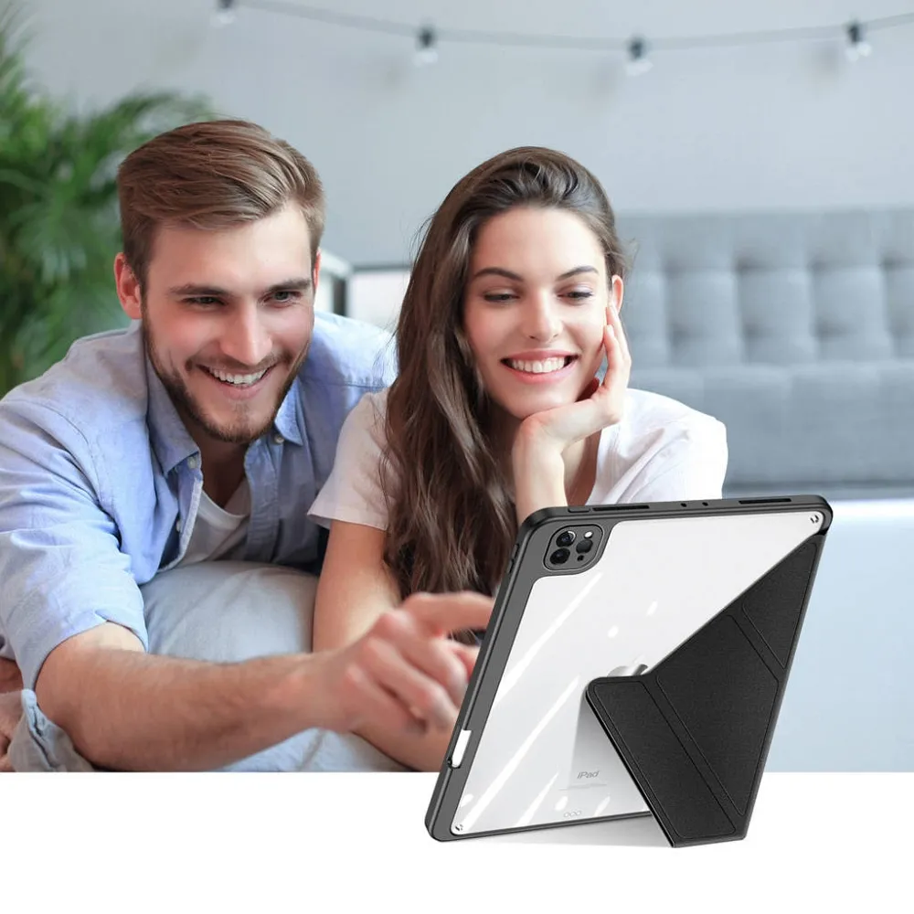 DUX DUCIS case MAGI with pencil storage for iPad Pro 12.9 (2018/2020/2021/2022) black - Image 4