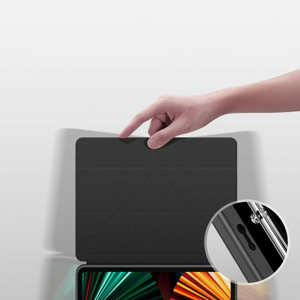 DUX DUCIS case MAGI with pencil storage for iPad Pro 12.9 (2018/2020/2021/2022) black - Image 13