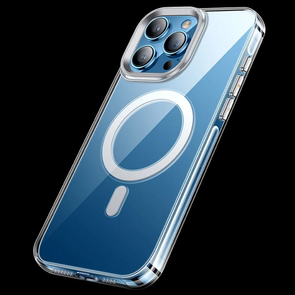 HOCO AS3 Amber case compatible with MagSafe for IPHONE 15 PRO MAX transparent black - Image 2