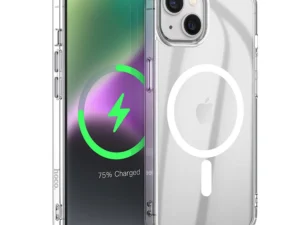 HOCO Magnetic airbag anti-fall case compatible with MagSafe do IPHONE 15 transparent
