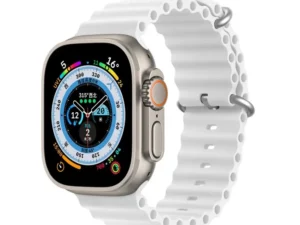 DUX DUCIS strap OCEAN WAVE silicone for Apple Watch 42 / 44 / 45 mm white