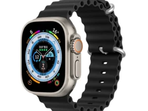 DUX DUCIS strap OCEAN WAVE silicone for Apple Watch 42 / 44 / 45 mm black