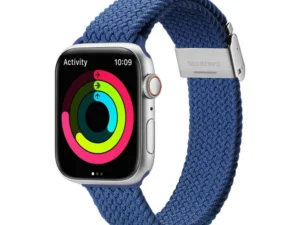 DUX DUCIS strap MIXTURE II stretchable braided for Apple Watch 42 / 44 / 45 mm blue