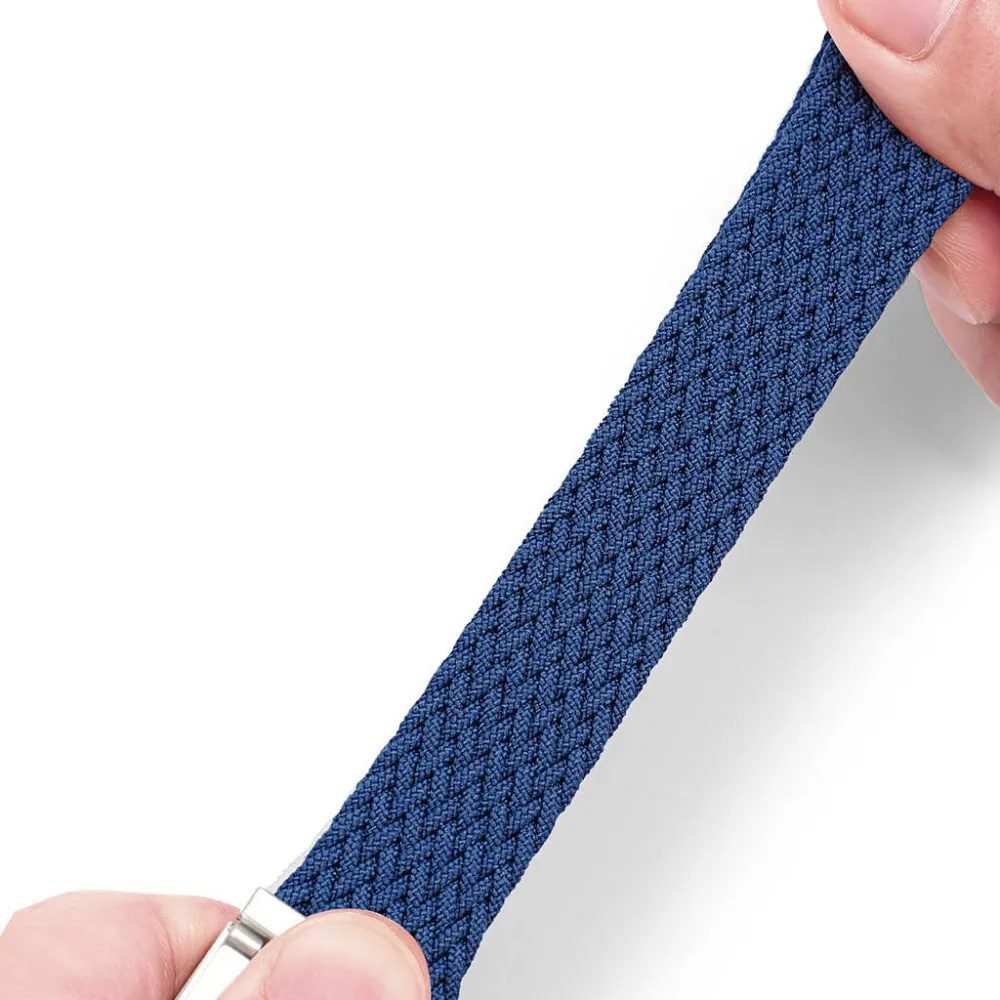 DUX DUCIS strap MIXTURE II stretchable braided for Apple Watch 42 / 44 / 45 mm blue - Image 4